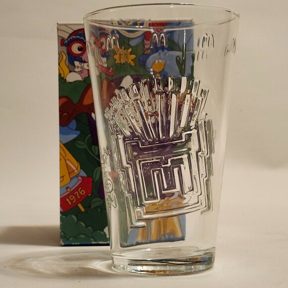 McDonald's 1976-2015 Nanoblock Fries Grimace Glass with Box - Picture 1 of 8